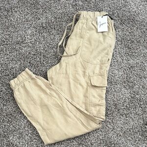 Japna Women's Beige Cargo Pants